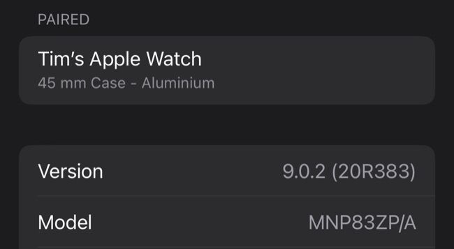 I icon on apple watch 3 hot sale