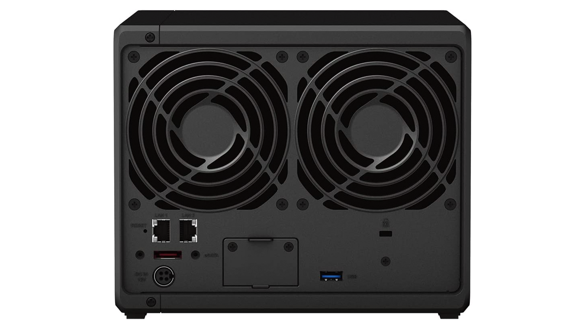 The Synology DiskStation DS923+'s port selection.