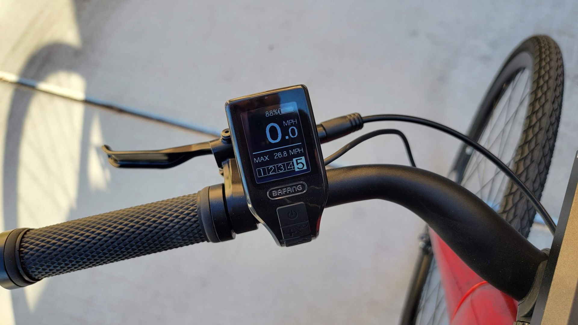 Superstrata ebike controller display