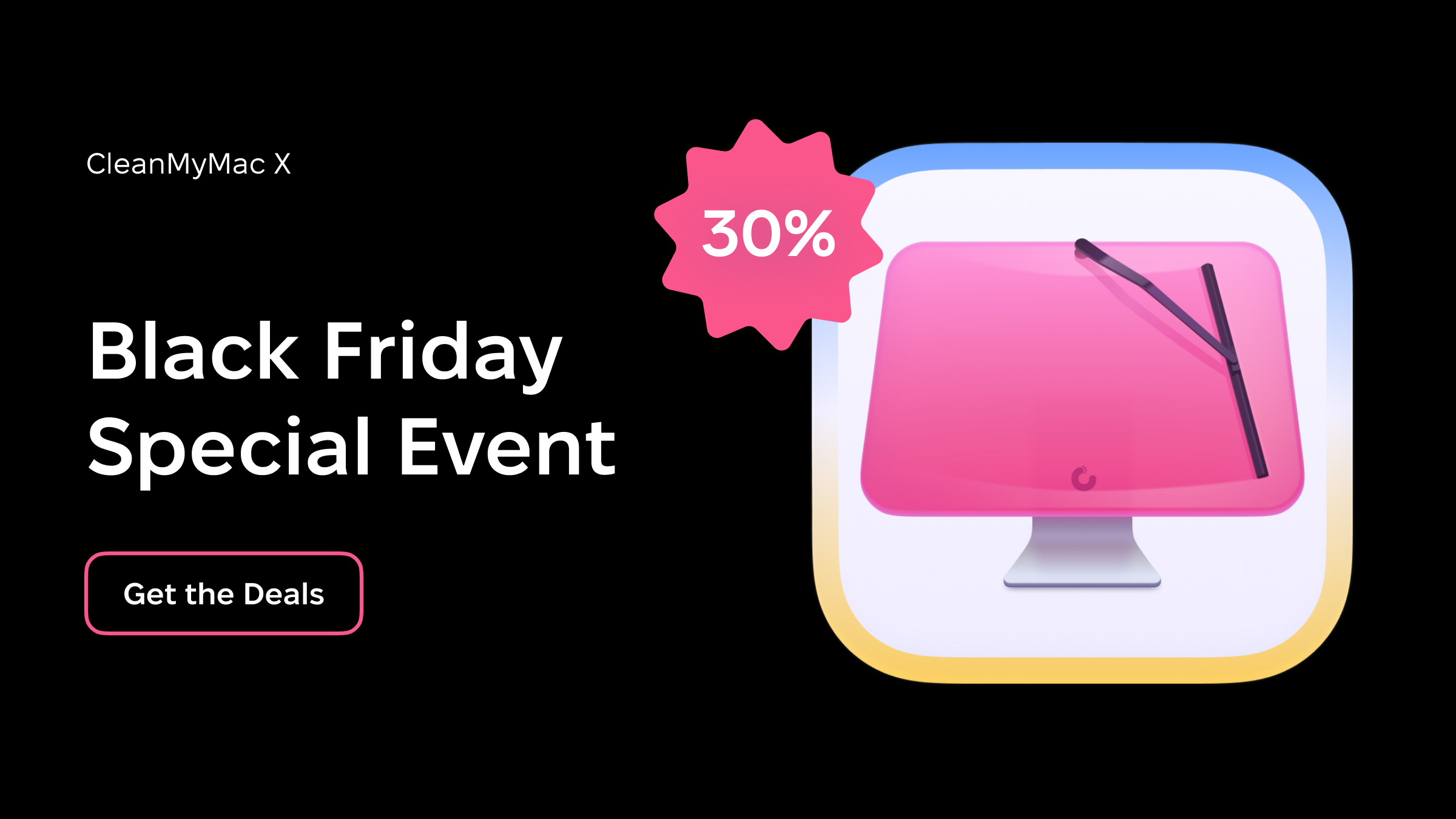 Save 30% on CleanMyMac X for Black Friday