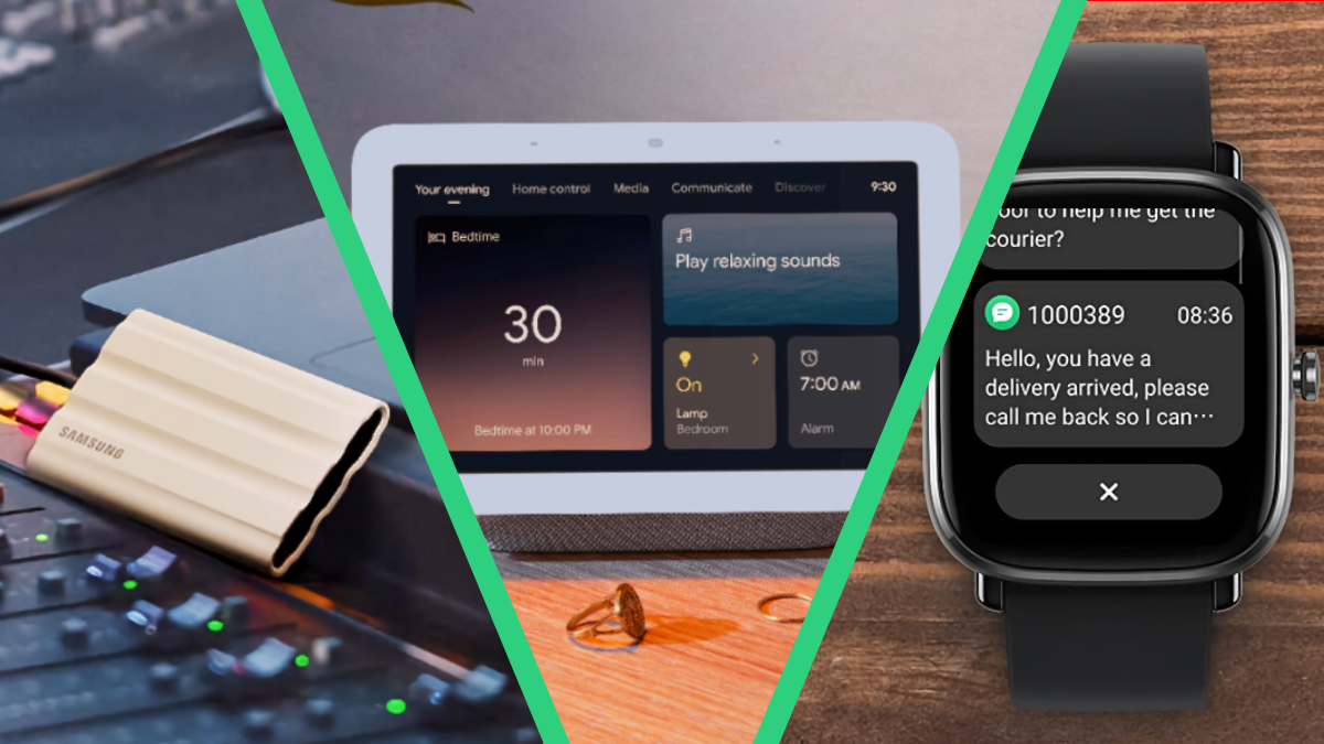 How-To Geek Deals featuring Google, Samsung, Amazfit, Lenovo, and ASUS