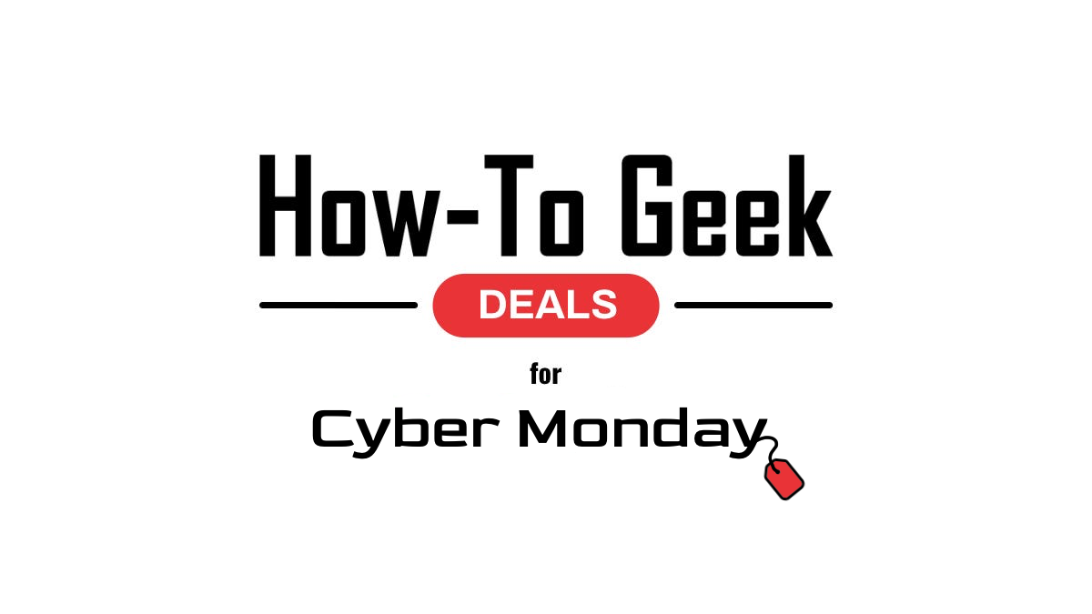 How-To Geek Deals Logo with Cyber Monday Tag