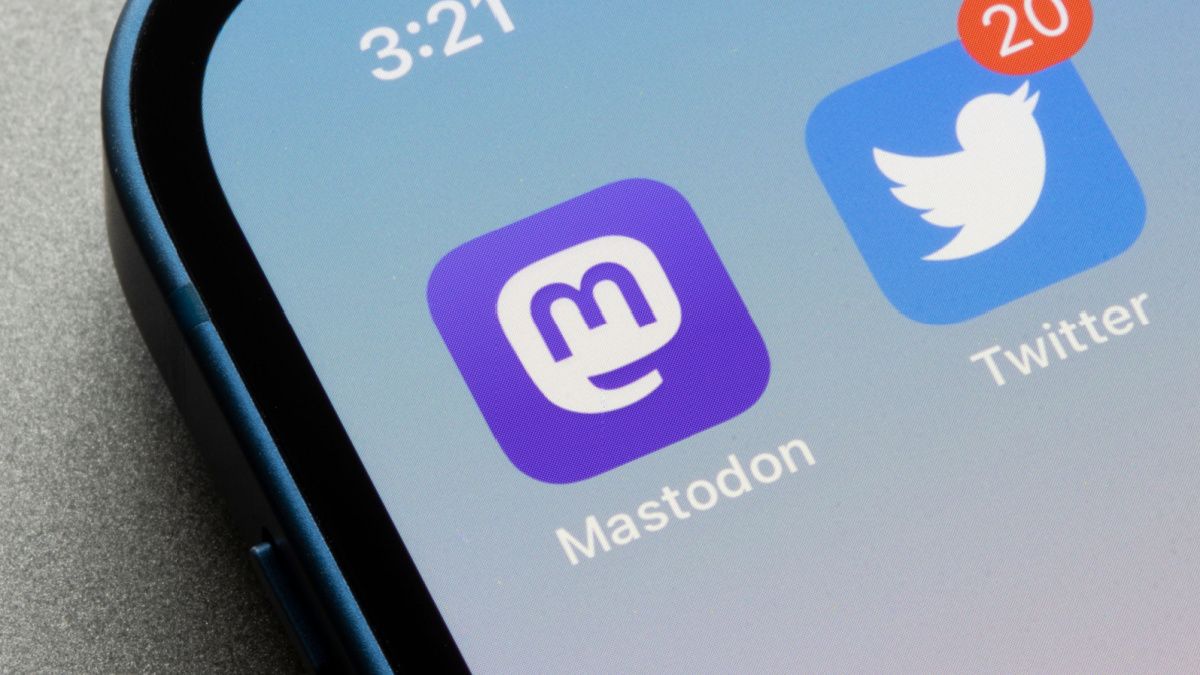 Mastodon app on iPhone.