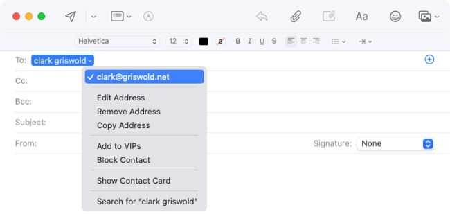 Recipient&rsquo;s email address