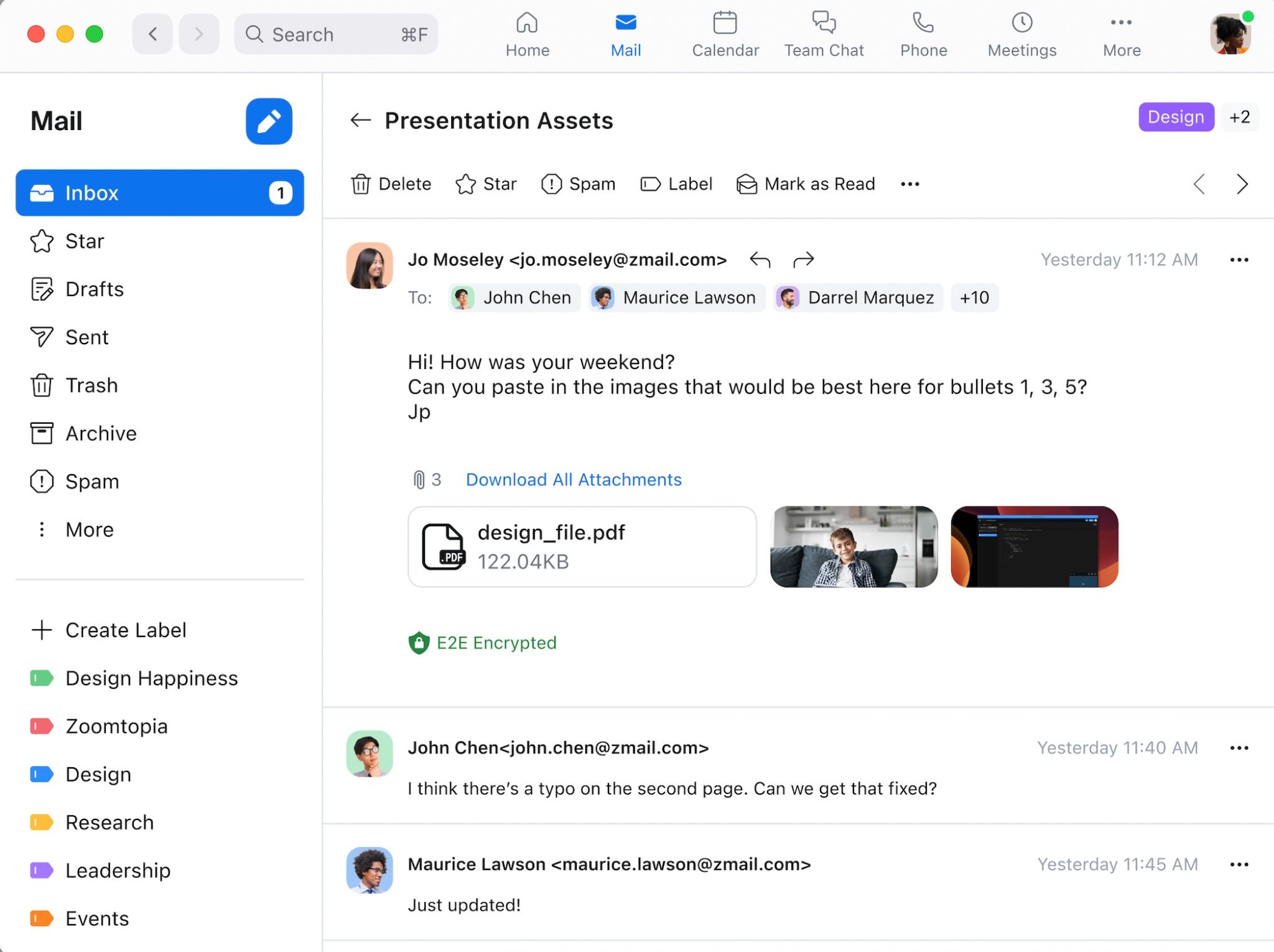 Zoom Email