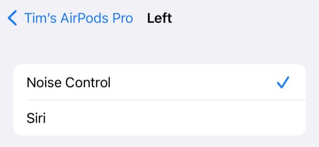 Customize AirPods Pro controls in Settings