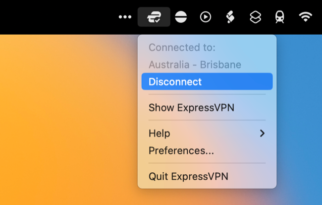Disable your VPN to troubleshoot connection issues