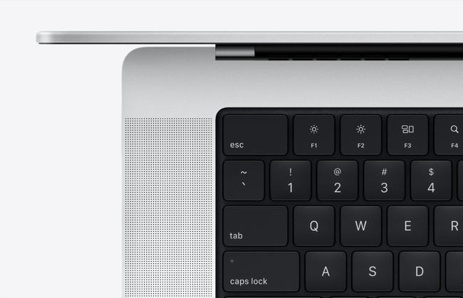 MacBook Pro 2021 speaker grille