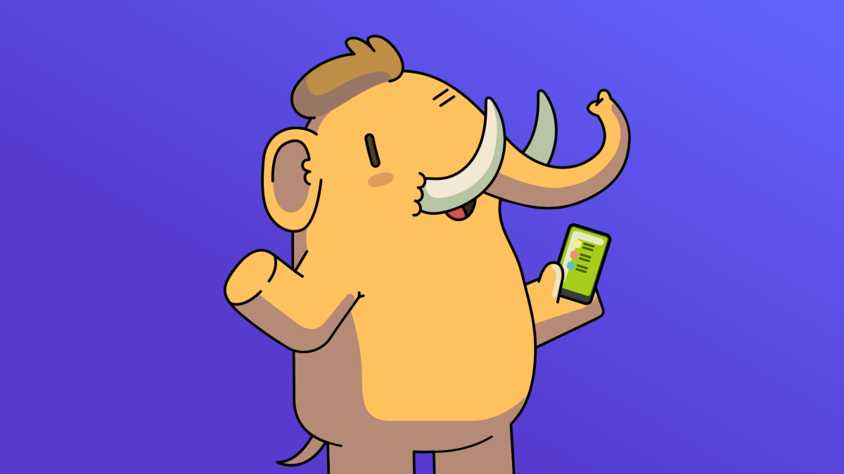 Mastodon mascot.