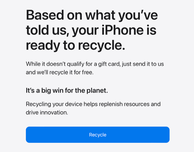 Recycle your iPhone with Apple Trade In