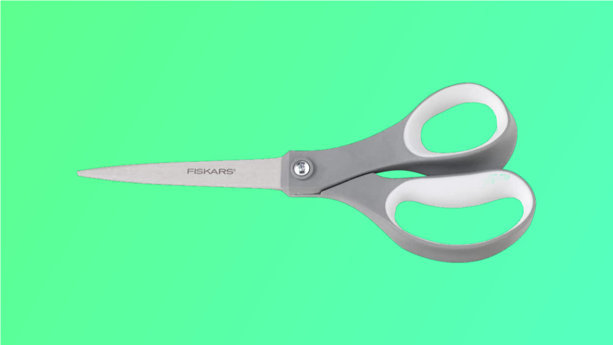 A pair of scissors.