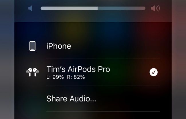 Share Audio with another pair of AirPods