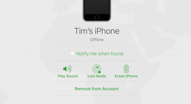 Remove iPhone from Apple ID using iCloud Find My