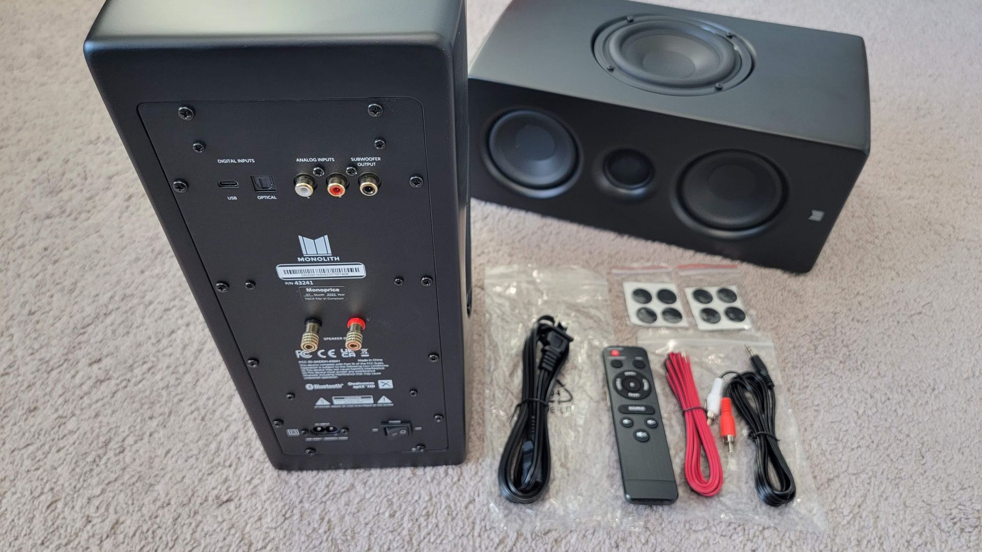 Monolith MTM-100 box contents
