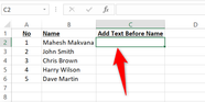 How To Add Text To A Cell With A Formula In Excel