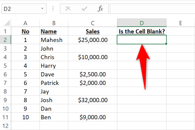 how-to-check-if-a-cell-is-blank-with-isblank-in-excel