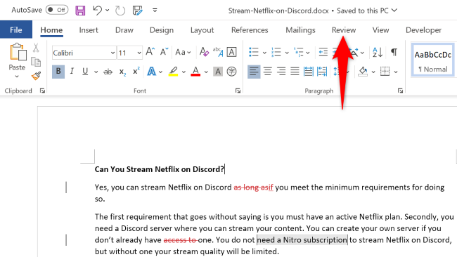 How to Turn Off Track Changes in Word