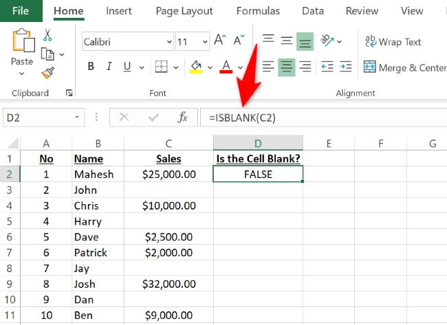 how-to-check-if-a-cell-is-blank-with-isblank-in-excel