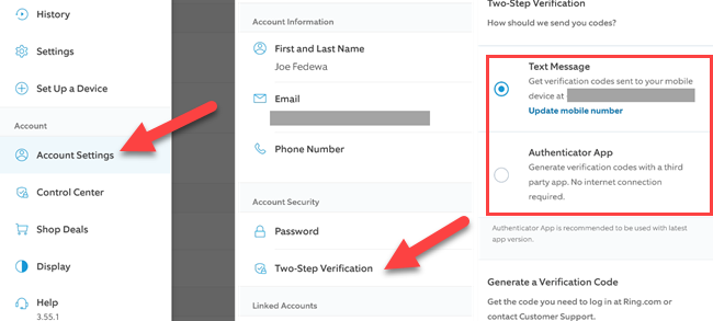 Enable 2FA on Ring.