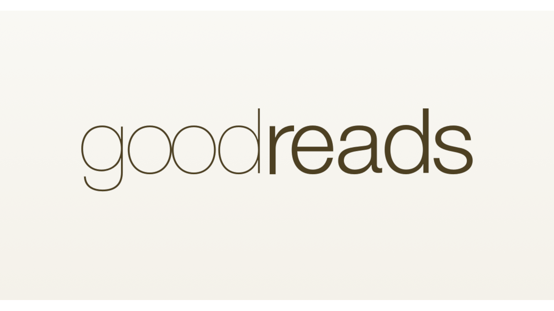 A screenshot shows the Goodreads logo.