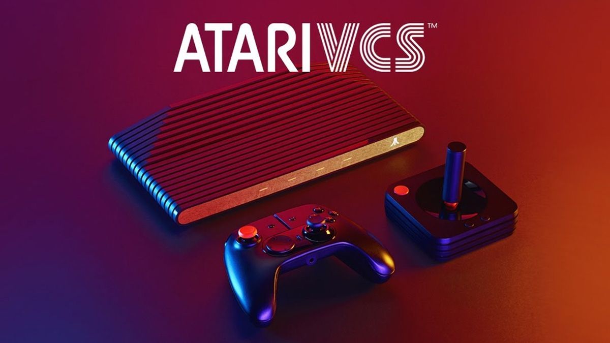 Atari VCS console and controllers