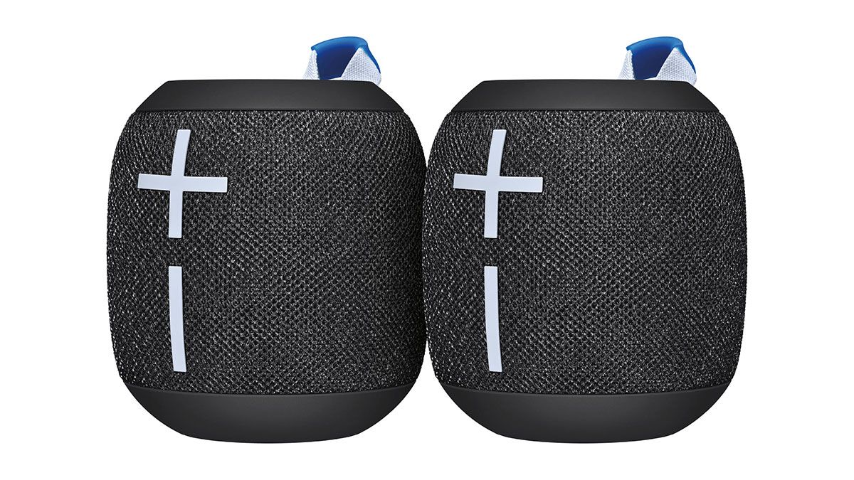 Ultimate Ears WONDERBOOM SE two portable speakders against a white backdrop