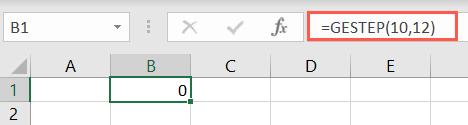 GESTEP function using a number