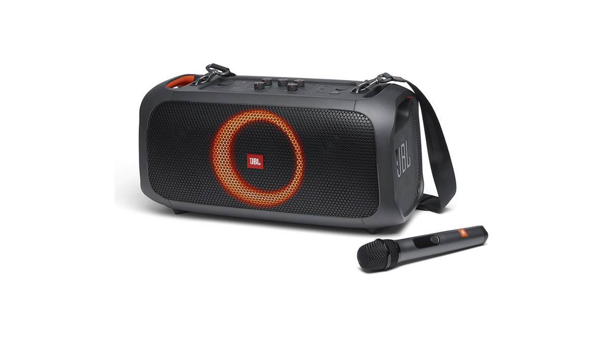 JBL PartyBox Portable Speaker against a white background