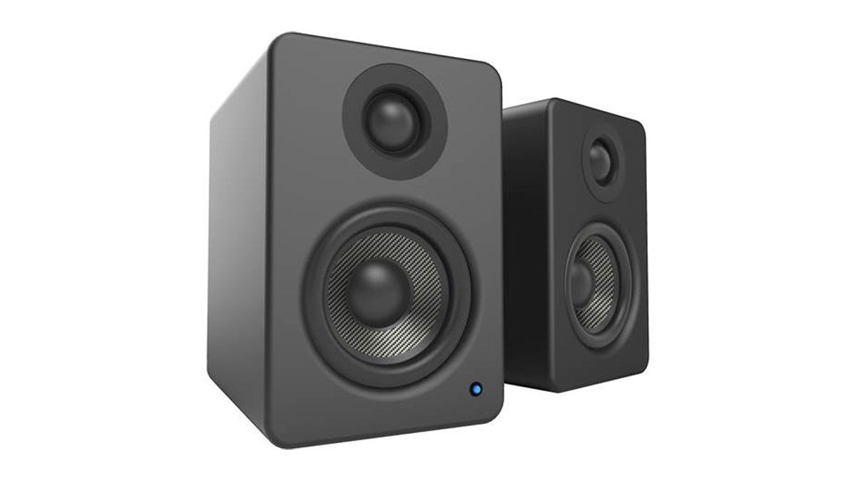 Kantu YU2 desktop speakers set against a white background