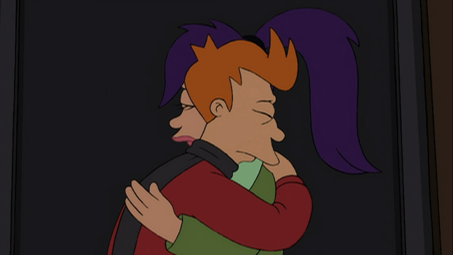 Futurama: Xmas Story Fry and Leila