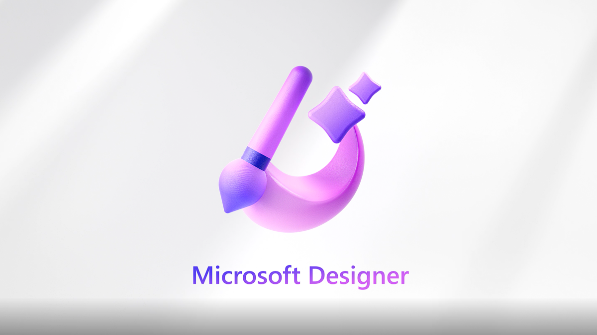 Microsoft Designer logo on white background.