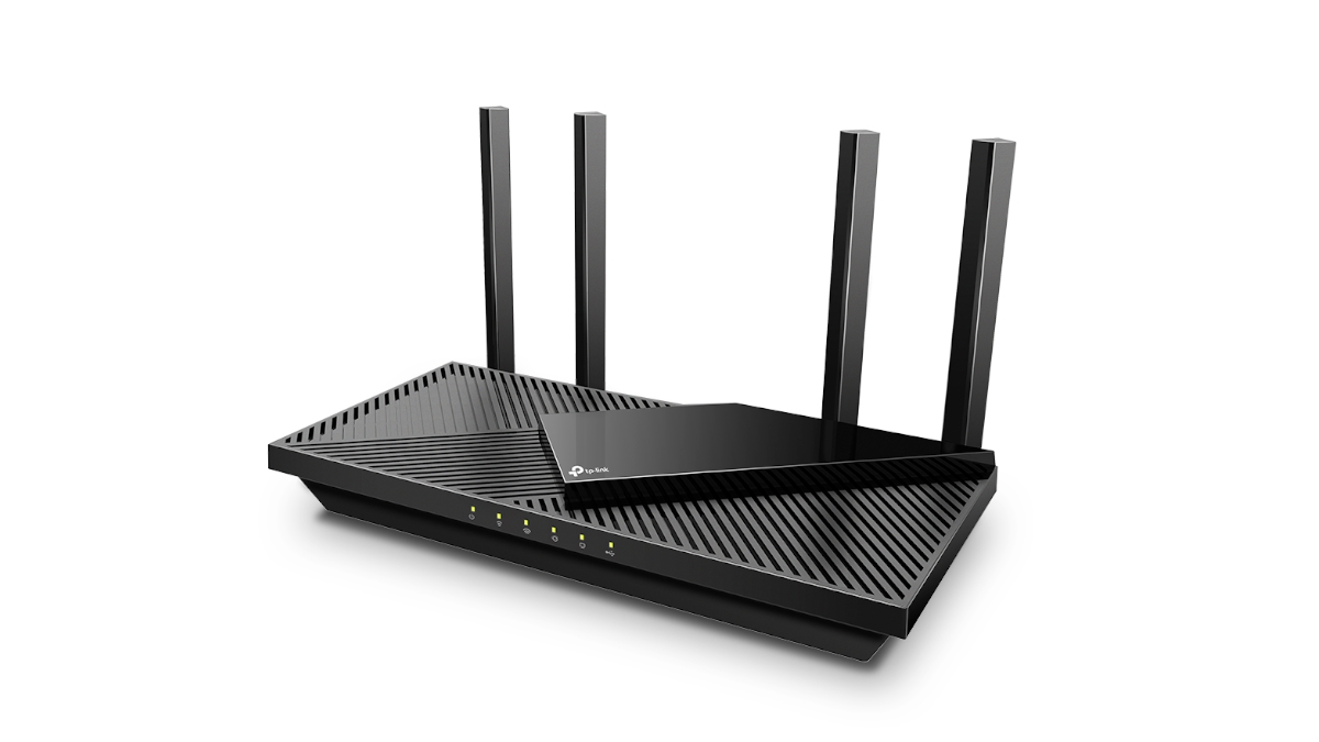 The TP-Link Archer AX55 Wi-Fi 6 router.