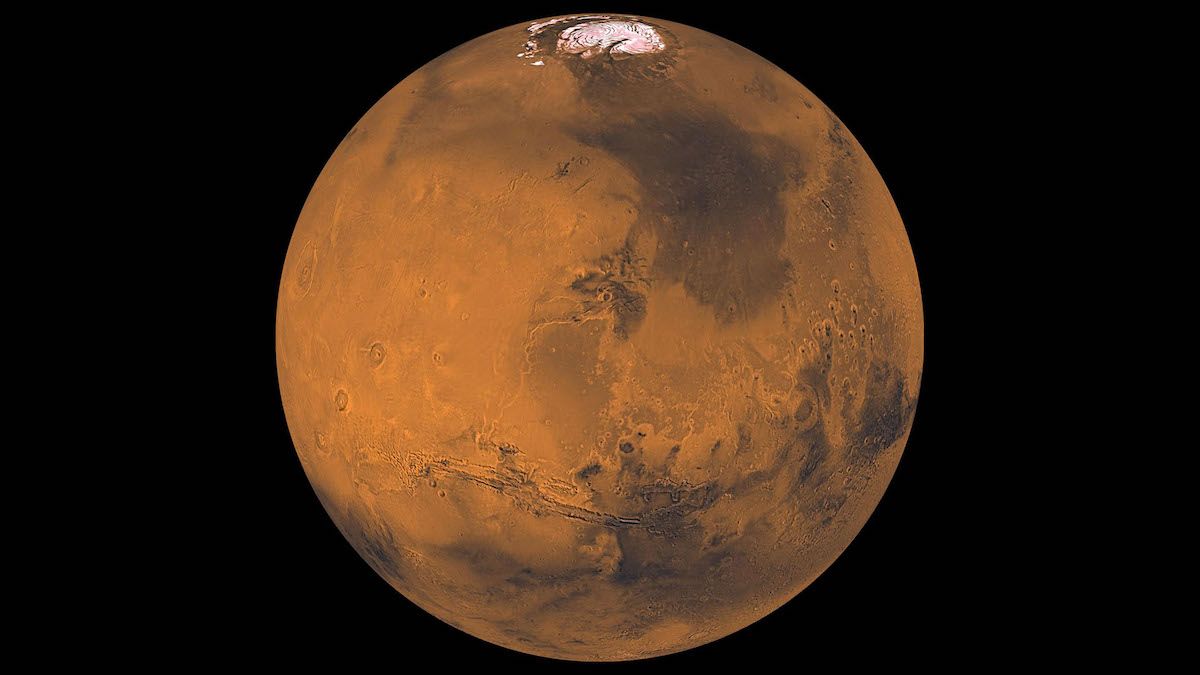 Photo of the planet Mars