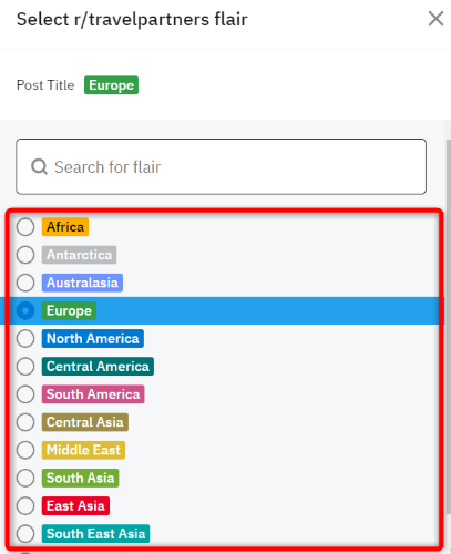 Add a post flair.