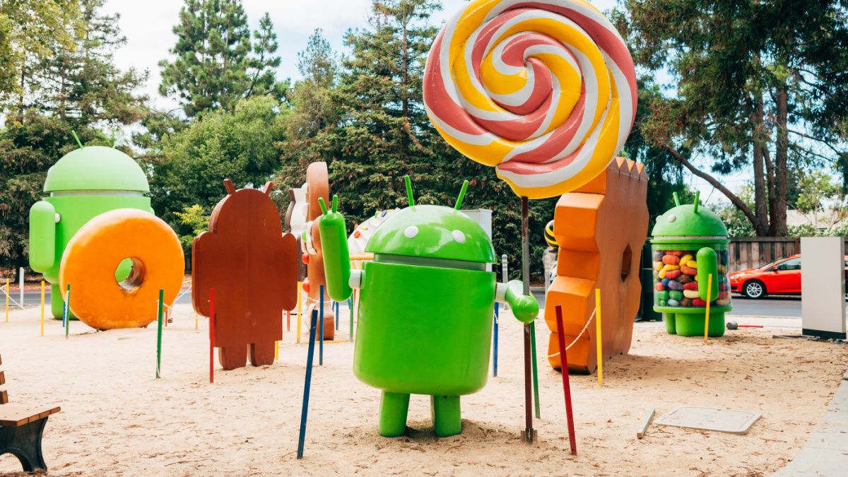 Android dessert nickname statues.