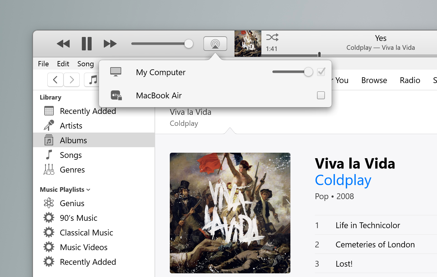 iTunes screenshot