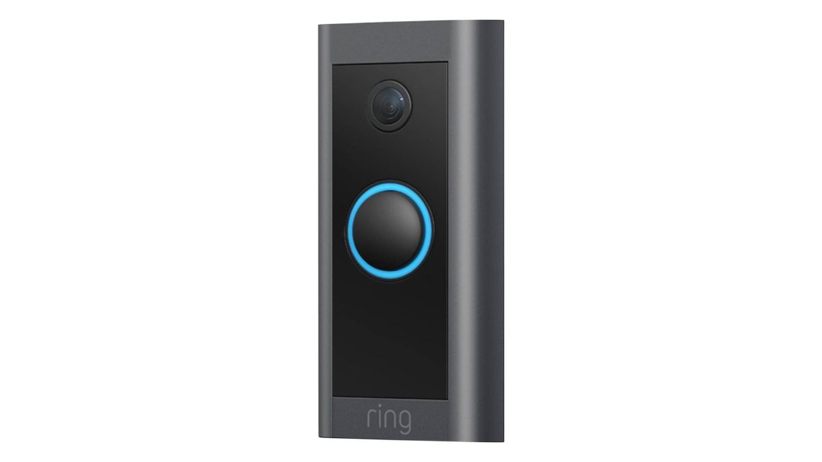 Ring Video Doorbell Wired displayed at an angle