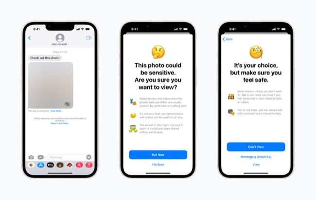 Child safety features introduced in iOS 15