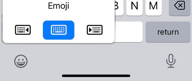 Switch to one-handed keyboard on iPhone