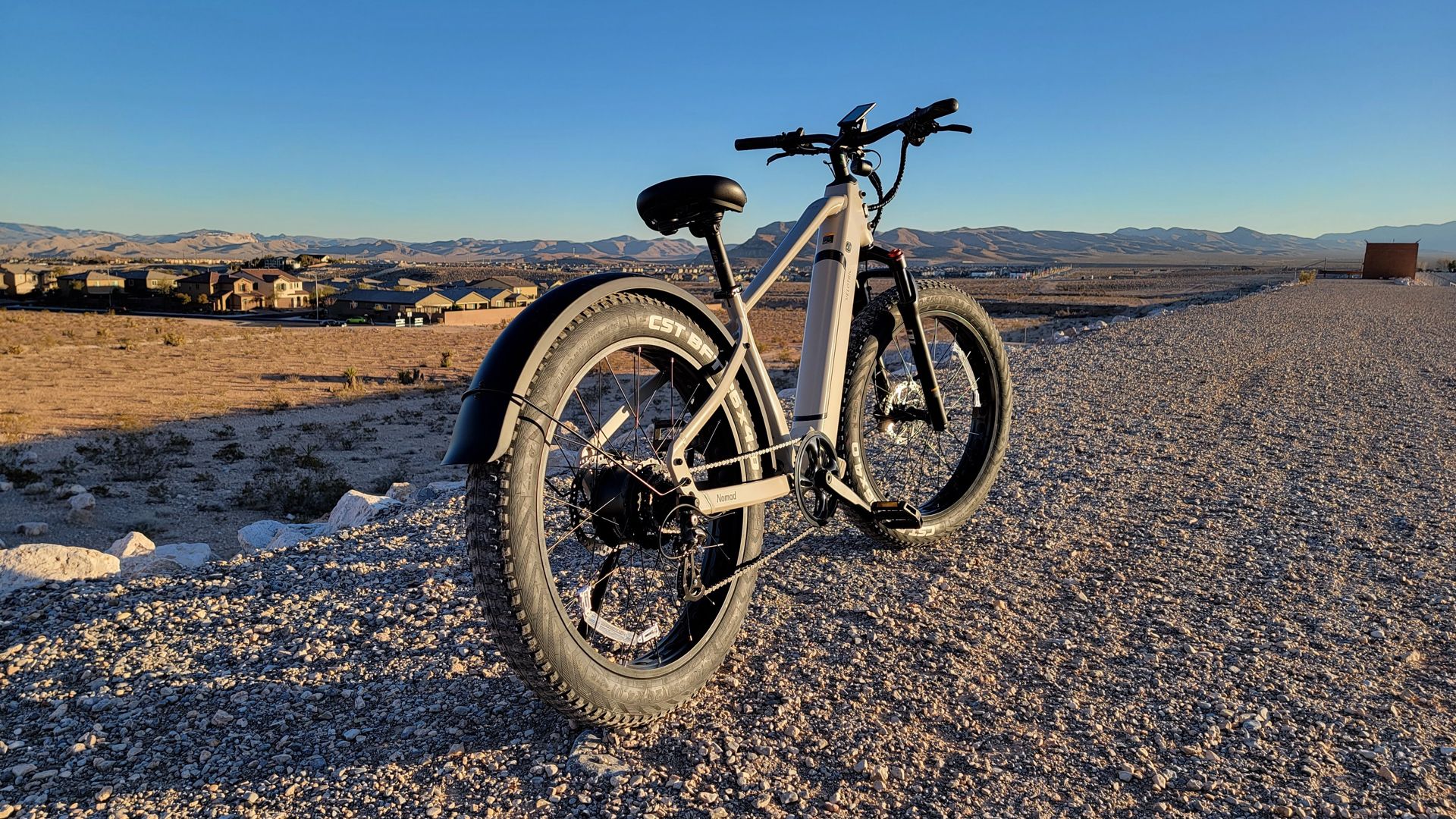 Nomad 1 ebike rear end fat tire