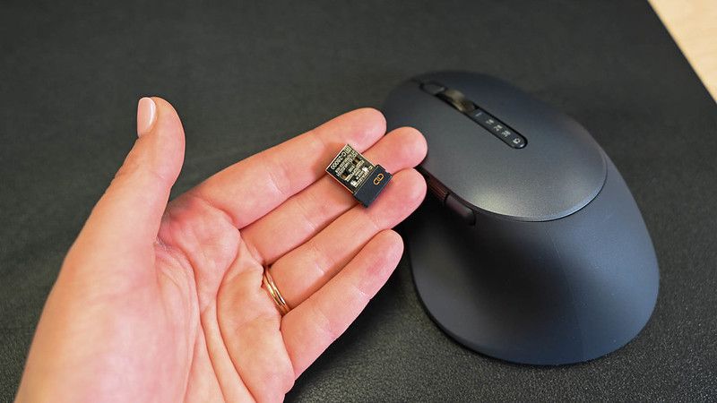 A Bluetooth dongle for the Dell Premier Rechargeable Mouse MS900