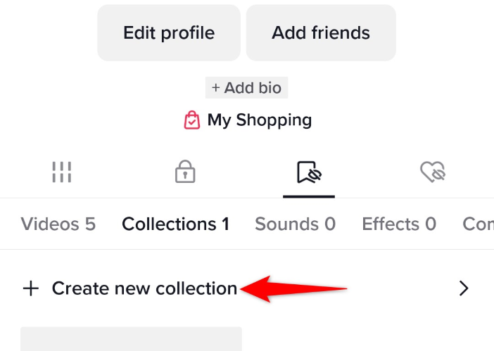 Select "Create New Collection."
