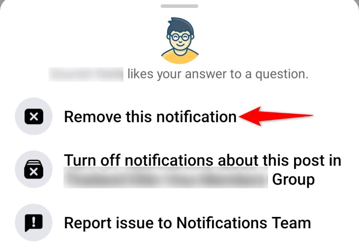 Choose "Remove This Notification."