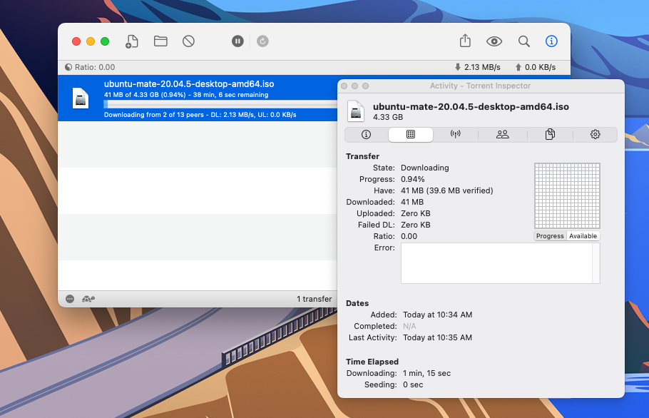 Transmission 4.0 screenshot