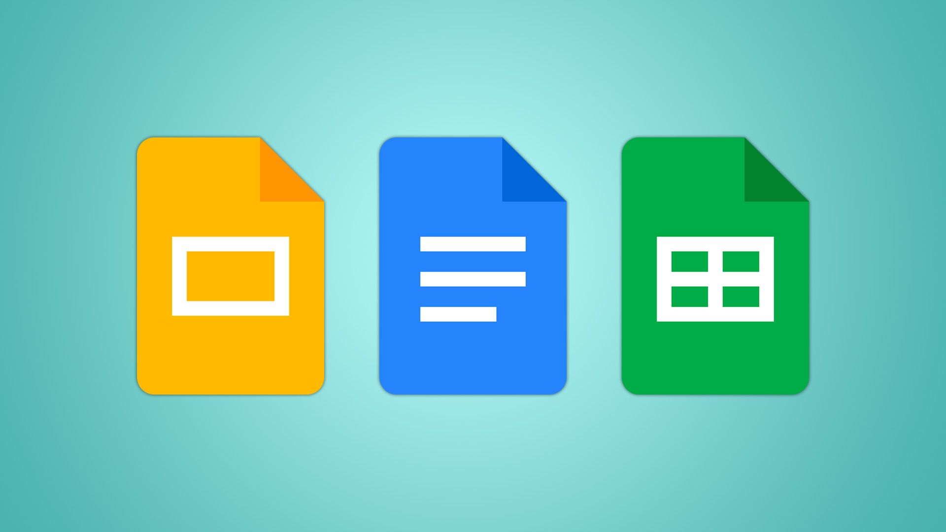 Google Docs icons