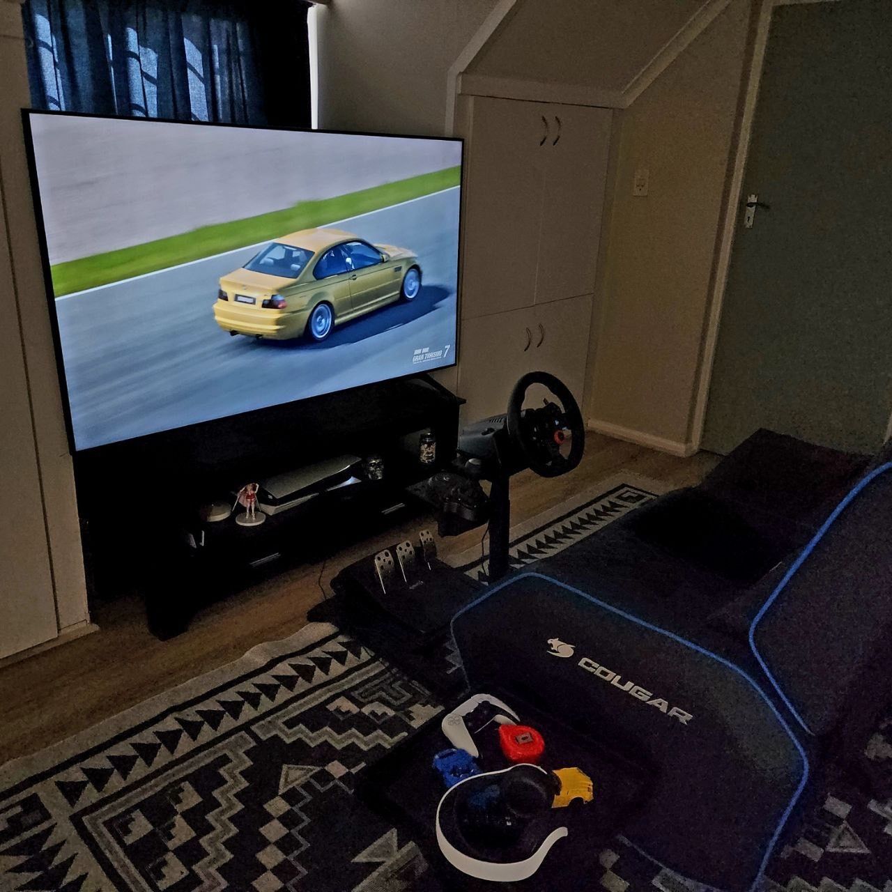 Home Racing Sim Setup using a PS5