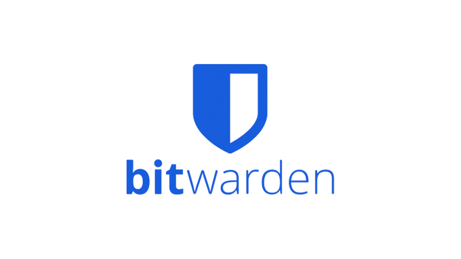 bitwarden icon and logo on a white background