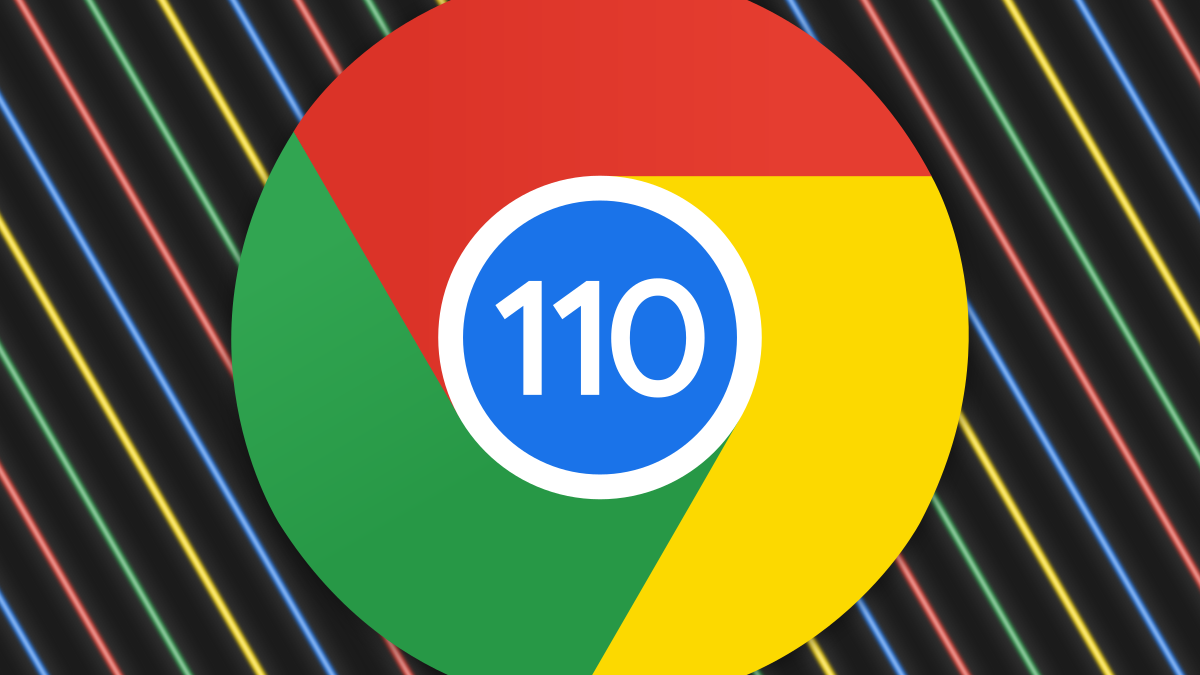 Chrome 110 logo.