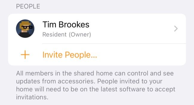 Invite people to your Home in iOS 16