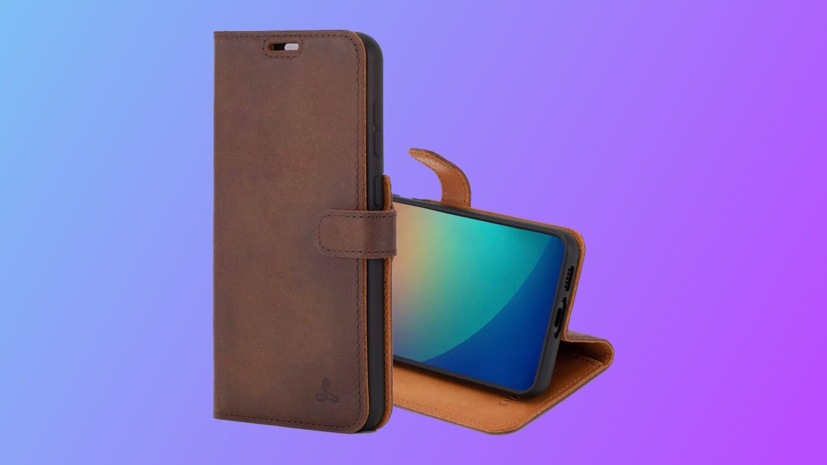 Snakehive Vintage Wallet on blue and purple background